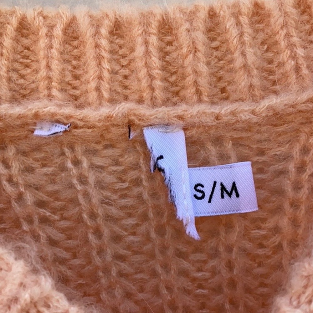 NWOT Princess Polly Womens S/M Willow Colorblock Wool Blend Oversized Sweater - Picture 5 of 8